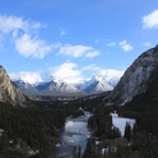 View from the Fairmont Banff Springs Hotel